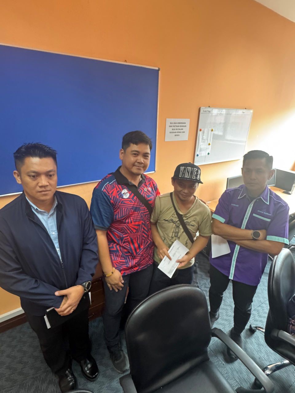 YAYASAN PRIHATIN SERAH SUMBANGAN KHAIRAT KEMATIAN KEPADA WARIS AHLI DI SPRM SABAH